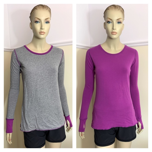LULULEMON purple gray reversible top - Picture 2 of 14